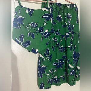 Green & blue 2pc set NWOT